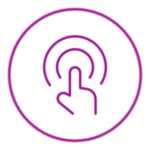 flexible input control purple